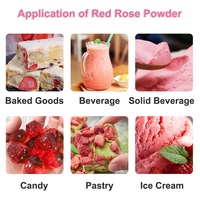 Chine Manufacture Extrait De Plantes Boisson Instantanée Rouge Rose Fleur Poudre Premium Produit À Base De Plantes