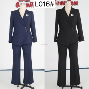 Novedades 2024, Trajes de Pantalón Elegantes y Formales para Mujer, Tallas Grandes, Uniformes de Negocios - Product Image 6