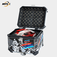 Boîte à bagages arrière pour moto étanche 45L en aluminium, en stock à faible coût, supportée par une grande marque, export en gros à prix d'usine