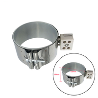 ZR industriel en acier inoxydable haute température prix compétitif isolation veste baril bande chauffante élément chauffant
