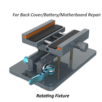 Support rotatif universel pour iPhone X 11 12 Pro, outil de réparation de batterie, boîtier en verre cassé, carte mère, 10 pièces