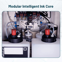 Codificador de Inyección de Tinta CIJ Industrial Phezer para Metal, Plástico, Vidrio, Cables, Máquina de Impresión de Codificación Continua de Fecha y Lote con Caracteres Pequeños