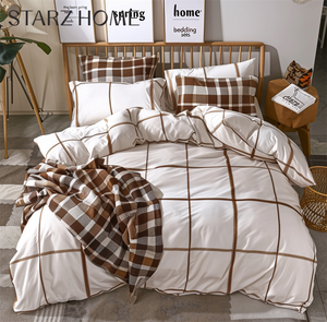 Starz Nhà Giá Rẻ Duy Nhất Trắng Giường Bao Gồm Và Khăn Ctrải Giường Với Duvet <span class=keywords><strong>Set</strong></span> Thiết Kế Bộ Đồ Giường Sang Trọng Thương Hiệu Bộ Đồ Giường Thiết Lập - Product Image 5