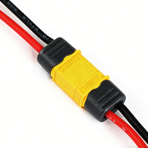 Cable de Extensión XT60 Macho-Hembra de 200mm, Adaptador <span class=keywords><strong>2P</strong></span> XT60H-M a XT60H-F, Cable de Núcleo de Cobre para Modelos de Aeronaves - Product Image 4