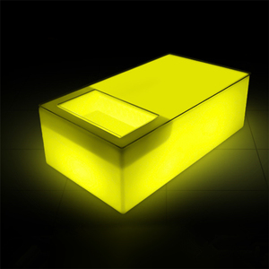 Hiện Đại Nhựa Ngoài Trời Phát Sáng Thanh Hộp Đêm Sáng Di Động Đồ Nội Thất Nhà Thiết Lập LED Phòng Chờ Bảng - Product Image 5