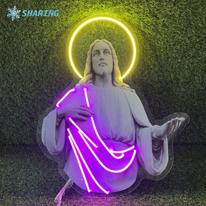 Envío Directo Sin Pedido Mínimo, Letrero de Neón Personalizado Impreso con UV Acrílico para Decoración Navideña - Product Image 2