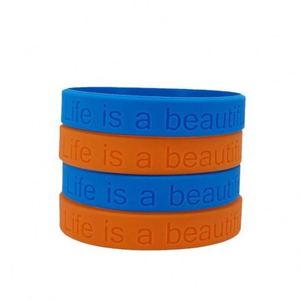 Bracelet de poignet en silicone sportif personnalisé avec votre propre logo, fabricant de bracelets personnalisés pour la remise en forme et les exercices - Product Image 2