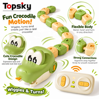 Jouet Serpent Télécommandé Rechargeable en Plastique, Jeu Interactif Électrique Rampant, Contrôlé par Application, Portée 10m, Serpent Gourmand pour Enfants