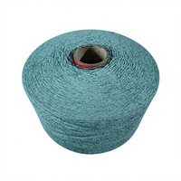 Fil à tricoter, à coudre, à broder et à crocheter en coton cardé 100% à extrémité ouverte Ne5s-21s, fil élastique haute ténacité, motif teint