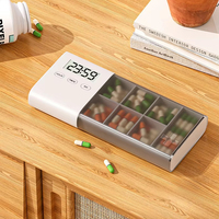Hebdomadaire Portable Voyage Pilule Cas Boîte Smart 7 Jours Organisateur Pilules Conteneur Stockage Comprimés Vitamines Médecine Huiles De Poisson