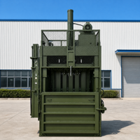 Presse à balles hydraulique verticale haute densité 80 tonnes pour déchets plastiques, cartons et boîtes en carton, pour usine de recyclage