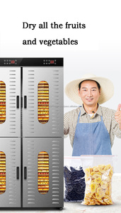 Déshydrateur commercial de nourriture 96 couches dessiccateur de fruits machine de dessiccateur de viande végétale à vendre - Product Image 6