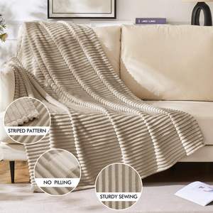 ผ้าห่มผ้าสักหลาดขนแกะสองชั้นสำหรับฤดูหนาวขนาดคิงไซส์ - Product Image 2