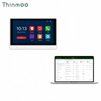 Caméra IP Ethernet POE Thinmoo avec écran tactile de 7 pouces, système Linux, moniteur vidéo de porte, audio bidirectionnel, WiFi pour l'accès aux bâtiments de bureaux
