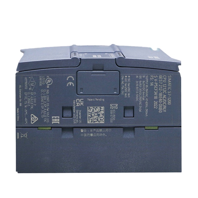 6ES7212-1BE40-0XB0 6ES7 212-1BE40-0XB0 SIMATIC S7-1200 CPU Module New Original PLC Module Stock in Warehouse