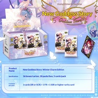 Cartes à collectionner en gros Anime Waifu : Boîte de cartes d'histoire de personnages déesses pour collectionneurs