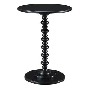 Modern <b>Black</b> Wood <b>Coffee</b> <b>Table</b> <b>Round</b> Decorative Living Room Furniture - Product Image 1