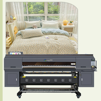 Machine d'impression par sublimation numérique textile 8 têtes 1900mm grande imprimante à sublimation à colorant pour jouets en peluche/drapeaux