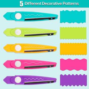 באיכות גבוהה נתיק <span class=keywords><strong>scissor</strong></span> ערכת ילדים ידנית תחרה מלאכה לסטודנטים פרויקטים - Product Image 3