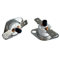 Protector Térmico Bimetálico KSD301, Interruptor de Temperatura para Electrodomésticos del Hogar y Automóviles, Componentes Electrónicos con Reinicio Automático