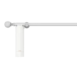 POYAL Motor de cortina inteligente Control remoto Pista de cortina eléctrica Poste de cortina romana motorizada