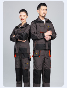 Vêtements de <span class=keywords><strong>Travail</strong></span> Homme <span class=keywords><strong>Combinaison</strong></span> Salopette Blouse Veste Pantalon de <span class=keywords><strong>Travail</strong></span> de Sécurité Uniforme pour Mécanicien et Bâtiment - Product Image 4