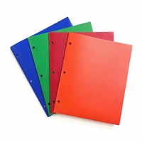Offre Spéciale : Classeurs Multicolores à Double Poche Style Américain en PP avec Clip pour Bureau et Études