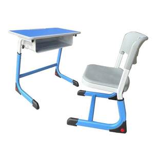 Ensemble de chaise de bureau réglable <span class=keywords><strong>en</strong></span> ABS bleu pour les cours de <span class=keywords><strong>soutien</strong></span> <span class=keywords><strong>scolaire</strong></span> des élèves du primaire et du secondaire, fabriqué <span class=keywords><strong>en</strong></span> Chine - Product Image 3