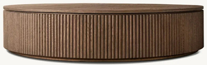 Dernier arrivage Tables basses modernes en bois de couleur naturelle <span class=keywords><strong>Table</strong></span> <span class=keywords><strong>basse</strong></span> <span class=keywords><strong>ronde</strong></span> Byron <span class=keywords><strong>Table</strong></span> <span class=keywords><strong>basse</strong></span> moderne en bois de chêne - Product Image 2