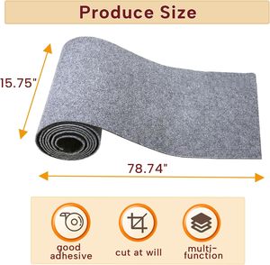 Wear-Resistant <b>Cat</b> Scratch Furniture Protector Self-Adhesive Multi-Functional <b>Cat</b> Scratching Mat - Product Image 6