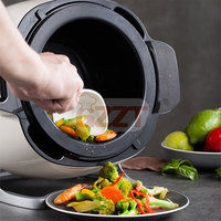 Machine de cuisson électrique intelligente 220V/110V 2Ooow 6L, Machine de cuisson automatique à tambour rotatif pour aliments chinois