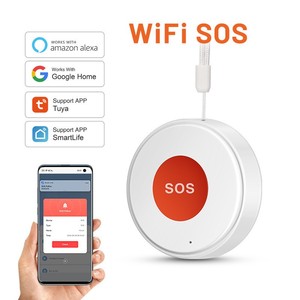 Tuya wifi thông minh SOS nút gọi không dây người chăm sóc máy nhắn tin điện thoại cảnh báo máy phát nút gọi khẩn cấp cho trẻ em bệnh nhân cao tuổi - Product Image 6