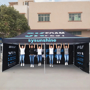 Không thấm nước 600D Oxford vải Tán lều biểu tượng tùy chỉnh <span class=keywords><strong>Pop</strong></span> Up nơi trú ẩn chống gió khung ngoài trời triển lãm thị trường gian hàng lều - Product Image 5