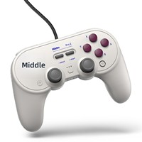 Manette de jeu filaire 8BitDo Pro 2 avec vibration pour Switch/Steam/PC, manette de jeu, joystick 82BD