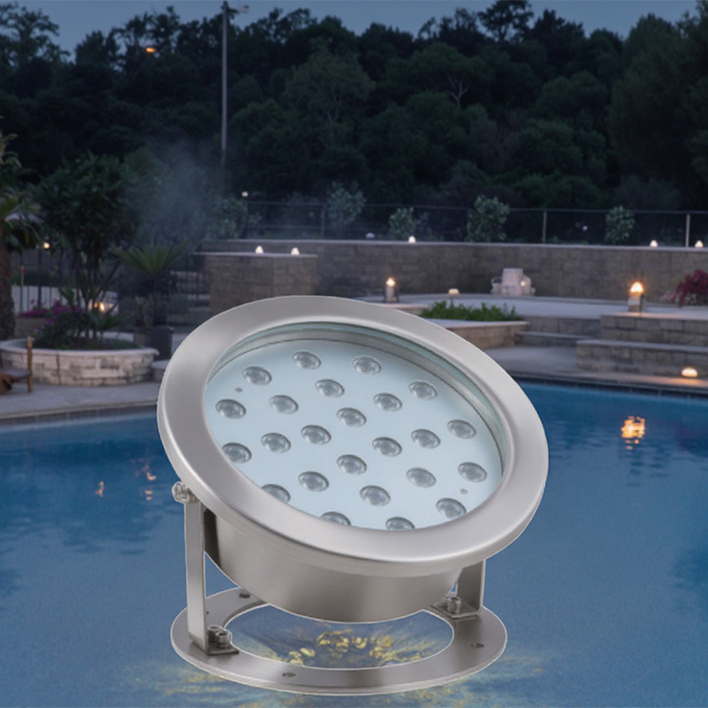 IP68 Waterproof RGB Stainless Steel LED Swimming Pool Lights Remote Control Swim Pool Lamp Submersible Underwater 12V Input