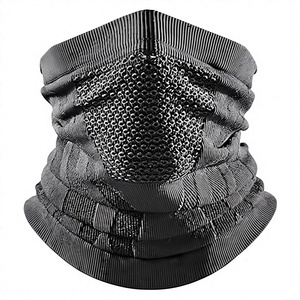 Masque facial unisexe en balaclava 100% polyester respirant et imperméable pour adulte, cache-cou 56-58 cm - Product Image 1