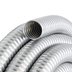 Conduit électrique extérieur à paroi réduite Tubes ondulés flexibles galvanisés Conduit métallique électrique pour le câblage <span class=keywords><strong>Greenfield</strong></span> - Product Image 4