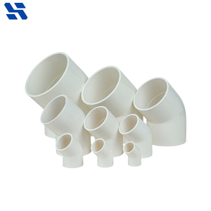 45 graden UPVC elleboogpijpfitting kunststof 45 °   Elboogconnector voor waterleiding, afwatering en loodgieterswerk - Product Image 4
