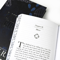 Impresión de Libros de Novela de Tapa Dura con Bordes Pintados Personalizados de Lujo, Edición Especial de Historias de Fantasía y Romance con Estampado en Lámina Dorada