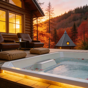 สระว่ายน้ำไฟเบอร์กลาสสำเร็จรูปพร้อมไฟ RGB LED และเครื่องทำความร้อน สำหรับโรงแรมหรู สวนหย่อม หรือสระว่ายน้ำในบ้าน - Product Image 6