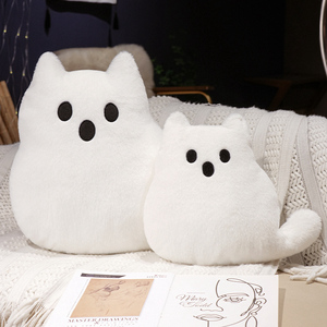 Nouvelle Peluche Chat Fantôme d'Halloween Personnalisée 2025, Douce et Mignonne, Rembourrage Coton PP, Décoration de Fête, Chat Noir - Product Image 5