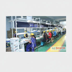 Cinta transportadora de línea de montaje para embalaje de producto final a un precio asequible por cinta transportadora de proveedor indio - Product Image 1