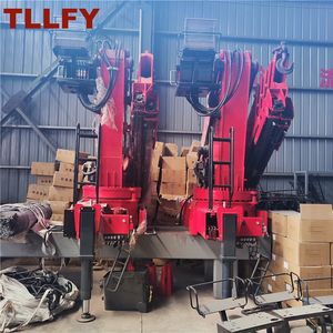 Grue articulée TLLFY 8 tonnes, grue hydraulique à flèche articulée montée sur camion, vente directe usine avec moteur comme composant principal - Product Image 3