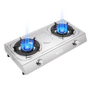 Quemador de llama de inyección directa doble Estufa de gas Diseño de ahorro de espacio con perillas de seguridad y cocina de gas portátil de Encendido automático - Product Image 5