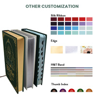 Couverture en cuir PU robuste, compacte et fiable, impression de livres chrétiens, qualité supérieure, Bibles sacrées