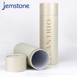 Boîte d'emballage cylindrique en carton kraft pour capsules de gel alimentaire à base de plantes, design personnalisé, recyclable, tube en papier pour poudre de protéines - Product Image 4