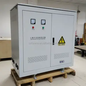 หม้อแปลงไฟฟ้าอัตโนมัติสามเฟส 100KVA 380V ถึง 415V ชนิดแห้งพร้อมโครงสร้างคอยล์ทอรอยด์ CE