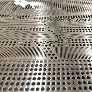 China buen proveedor alto grado 4x8 chapa de aluminio perforada