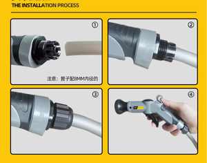 Pistola rociadora de flores multifuncional, se utiliza en jardines botánicos - Product Image 5