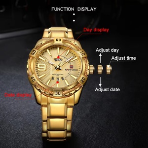 Montre-bracelet pour homme NAVIFORCE, marque de luxe, montre classique à quartz originale pour homme, étanche, bracelet en acier, montre pour homme - Product Image 6